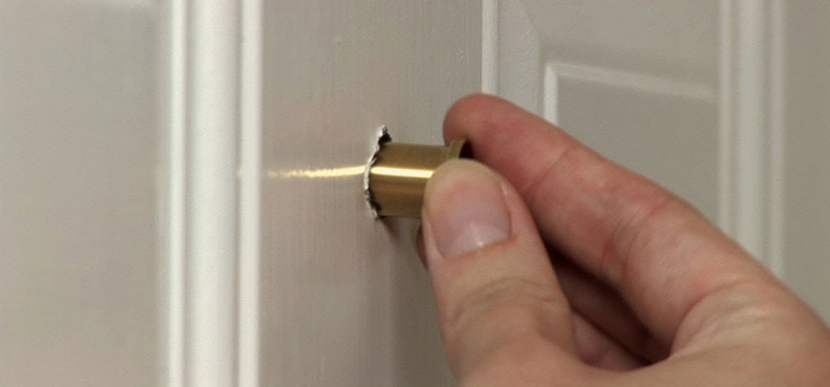 peephole door repair in Lakeside